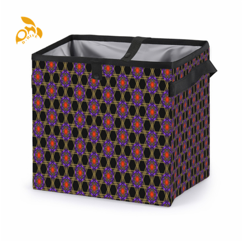 Car garbage bag made of polyester, beautiful durable, suitable for both car and home use, easy to carry hot