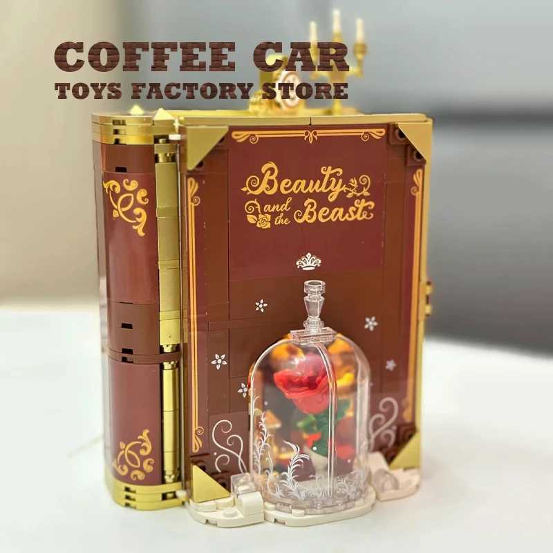 Cute Fairy Tales Building Blocks Books Anime Film MOC Bricks Toys Dream Princess 3D Storybook Model Children Girl Birthday Gifts W250522