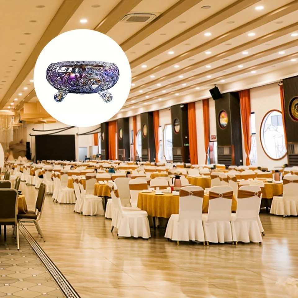 Glass Ashtray Large Size European Crystal Creative Fashion Personty Living Room Bedroom Office Hotel Ashtray Tobacco Access Y250521