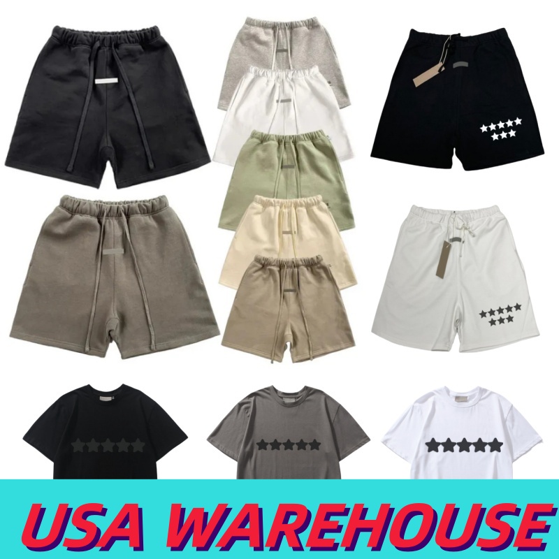essentialsas shorts designer t shirts mens shorts for men womens shorts casual shorts Silicone letter printing short sleeve t shirts for mens designer shorts