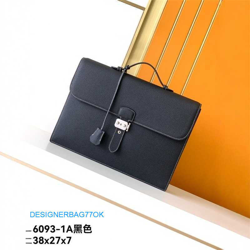 Unisex Bags Sac a Depeches Mens and Womens Business Large Capacity Briefcase New Genuine Leather Mailman Shoulder Crossbody Bag Goodsf89