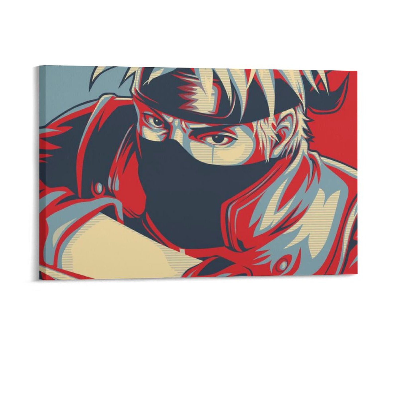 Hanging Picture-Rectangle Anime Kakashi Frame-style Canvas Prints Wall Painting Wall Art Decor Print Picture Paintings