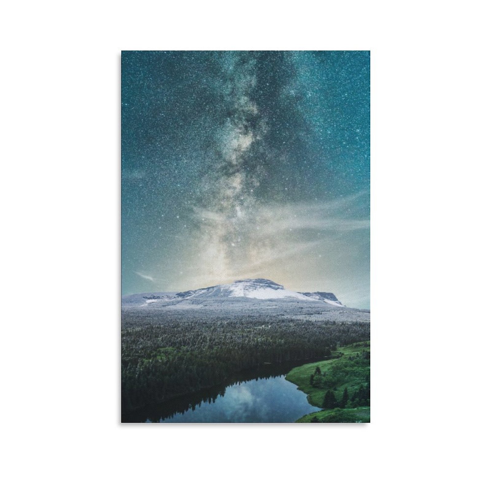 Painting Sunrise And Milky Way Natural Landscape Unframe-style Canvas Prints Wall Painting Wall Art Decor Print Picture Paintings for Living Room Gift