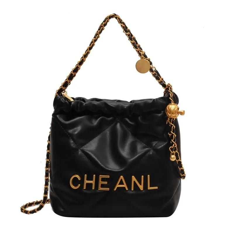 designer high-quality leather bag single shoulder bag fashionable double-layer flap bag 25CM caviar sheepskin classic luxury bag handbag crossbody bag