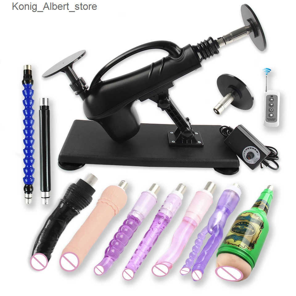 2023 Automatic Sex Machine with Big Dildo for Women Love Machine Masturbation Pumping Gun for Couple Men Sex Toys for women SM z250220XQB