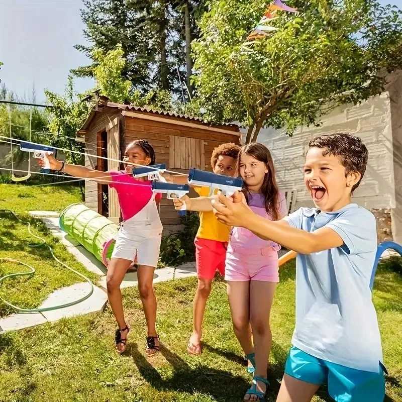 Rechargeable Electric Burst Water Gun - Perfect Summer Water Play Toy for Kids 5+! Christmas Halloween Thanksgiving Gift Y250522