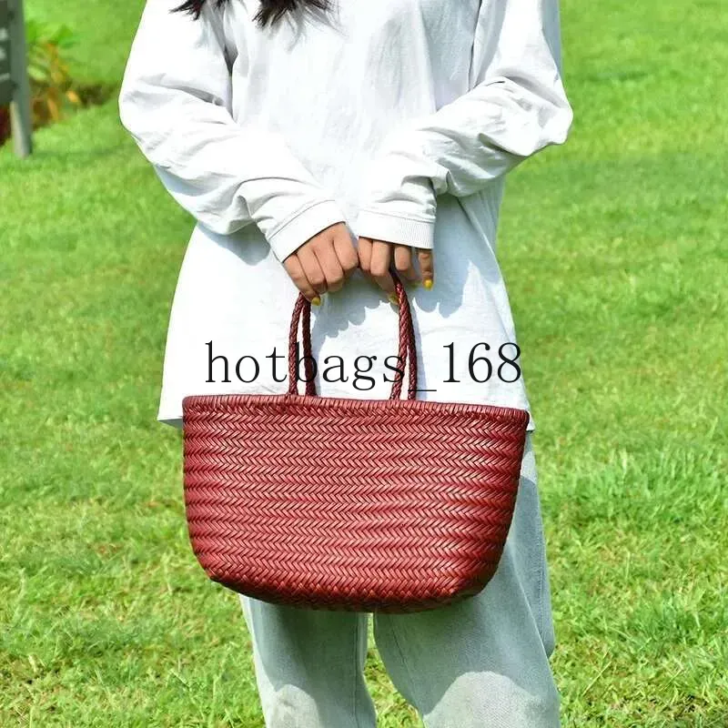 2025 Dragon Diffusion Artisan Woven Leather Tote Bag - French Bohemian Basket Shoulder Bag