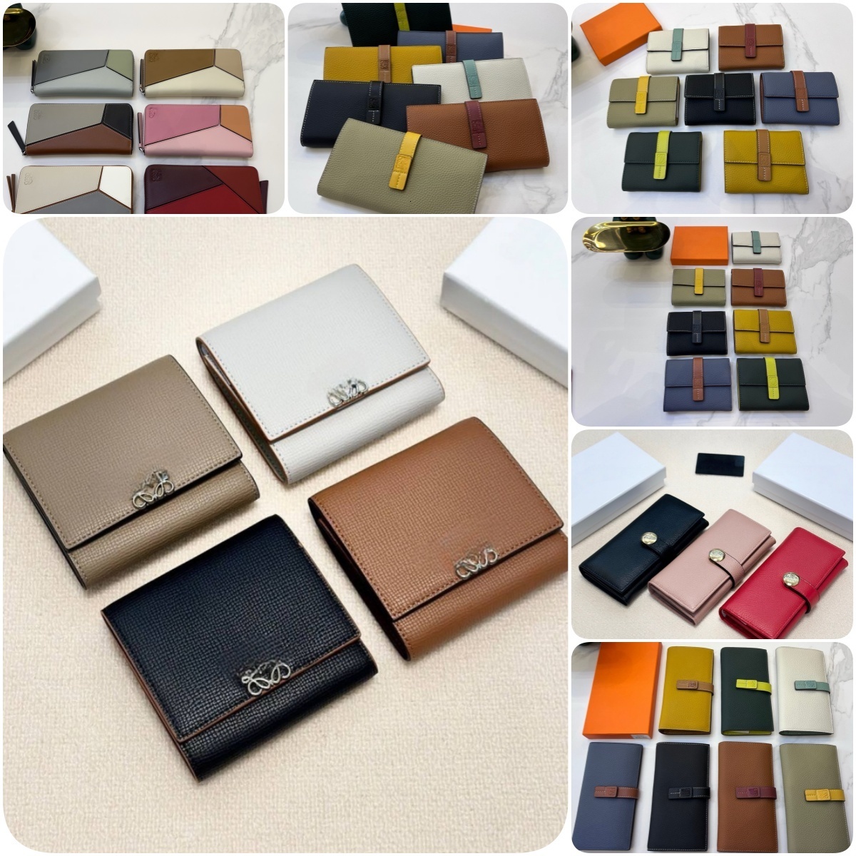 Designer Small Wallet Luxury Cowhide Crossbody Long Short Wallet Fashion Classic Portable Colourful Small Wallet250522