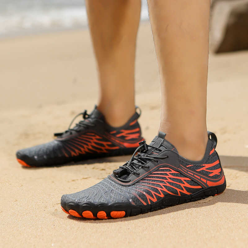 Neutral Aqua shoes swimming water shoes womens barefoot sports shoes outdoor beach sandals river and sea diving upstream shoes X250224