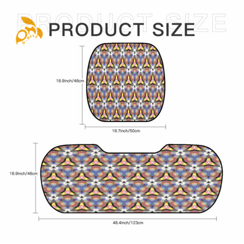 Car Ice Silk Cushion polyester material, breathable, essential for summer and easy to clean 2025