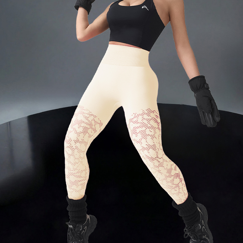 Highly Stretchy & Invisible Feel Ladies' Workout Bottoms with Modern Euro-American Fashion Touches