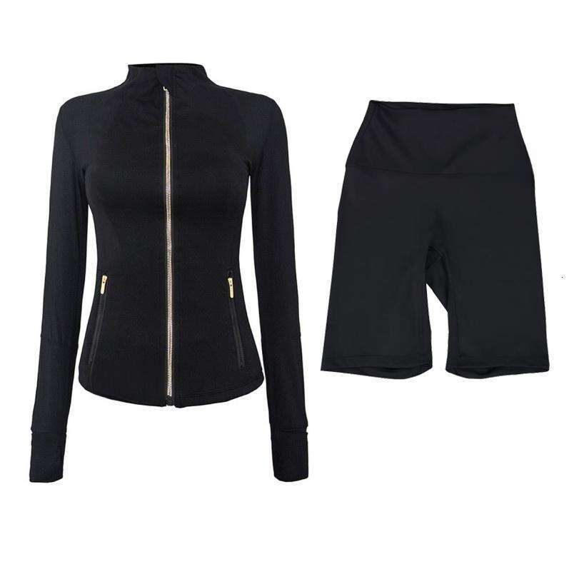 Workout set Women Designer Yoga Sets jackets shorts leggings flared Pants Push Fiess sets High Waist Sports Zip Up Coat Elastic Sportswear Outfits Gym