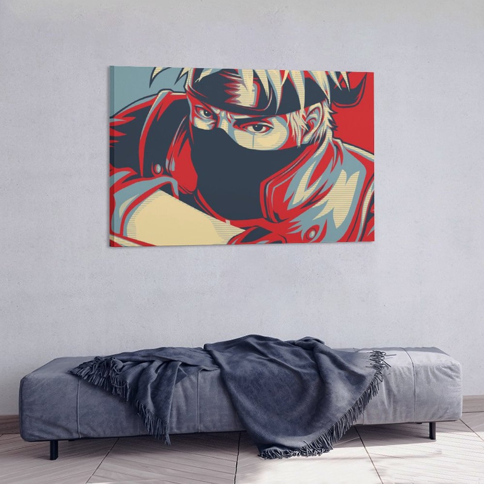 Hanging Picture-Rectangle Anime Kakashi Frame-style Canvas Prints Wall Painting Wall Art Decor Print Picture Paintings