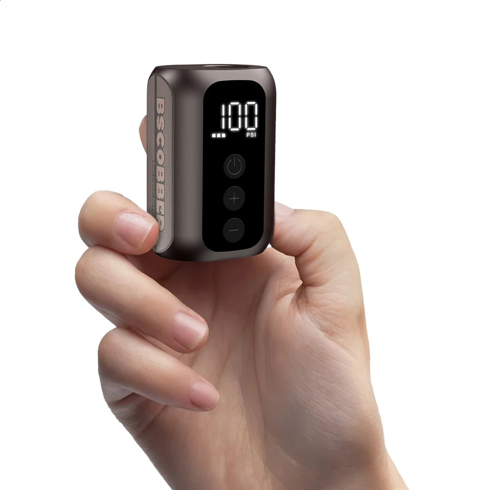BSCOBBER A5mini Portable Air Pump Portable Rechargeable Wireless Bicycle Accessories Tire Inflator 100PSI High Pressure 250521