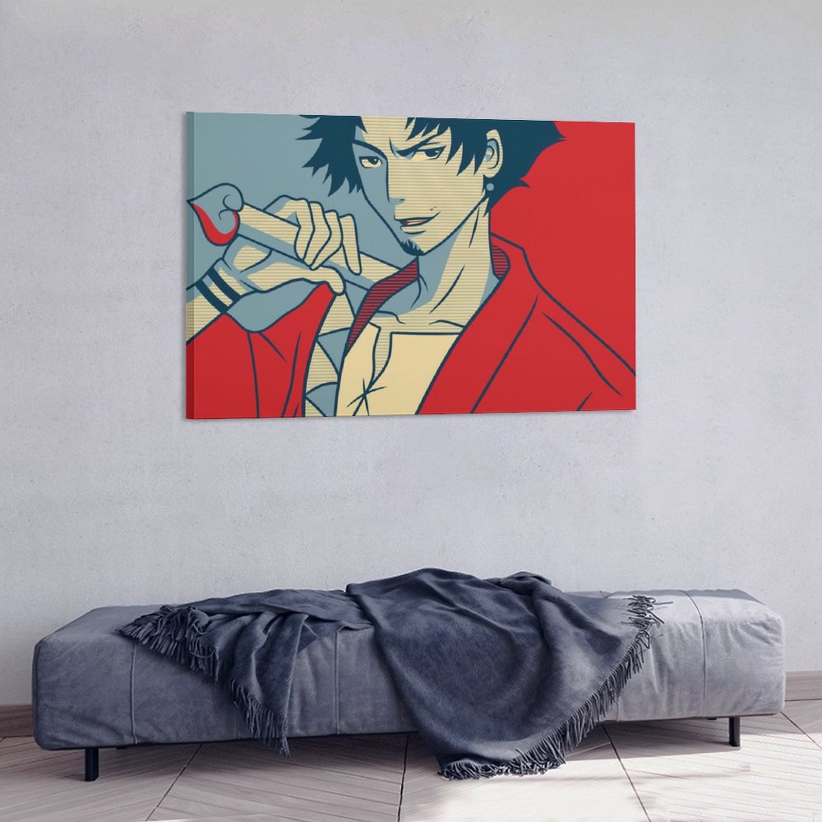 Home Decor Luxury Hanging Picture-Rectangle Cartoon Samurai Champloo Mugen Frame-style Canvas Prints Wall Painting Wall Art Decor Print Picture Painti