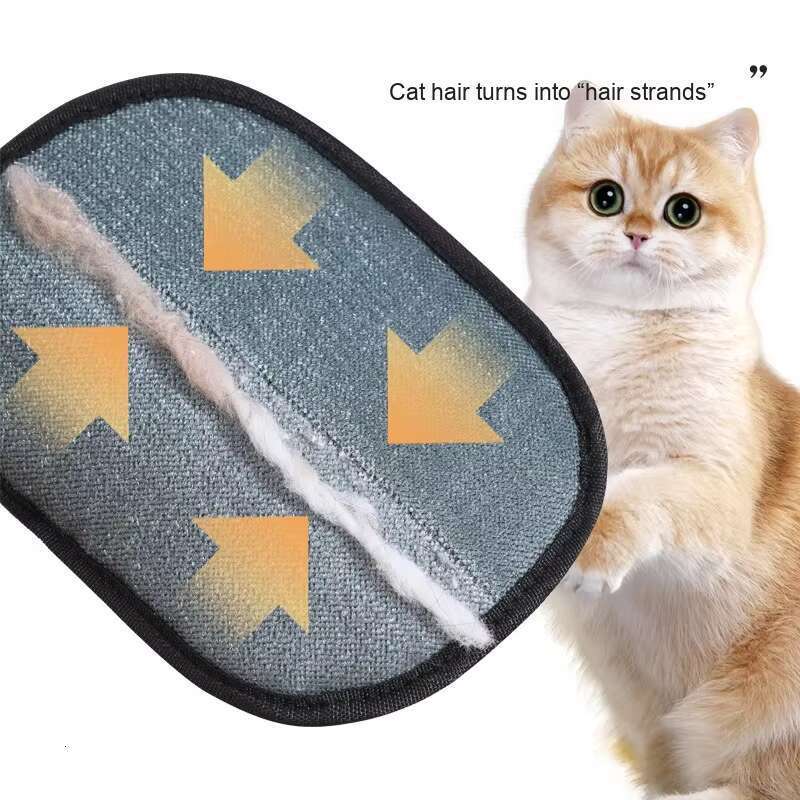DHpet Bidirectional Brush Electrostatic Dust Removal Gloves -Household Sofa/Clothing Magic Tool for Pet Hair Removal & Lint Roller