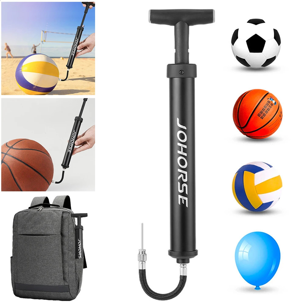 Bicycle Pump Ball Hand Air Pump Portable Soccer Pump Inflator Compact Basketball Football Pump Multifunction Bicycle Air Pump 250521