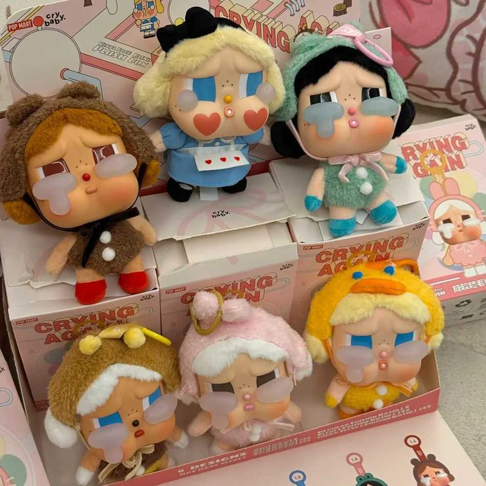 CRYBABY CRYING AGAIN Series Vinyl Blind Box Toys KAWaii Anime Action Figure Caixa Caja Surprise Mystery Box Dolls GirlsT250522