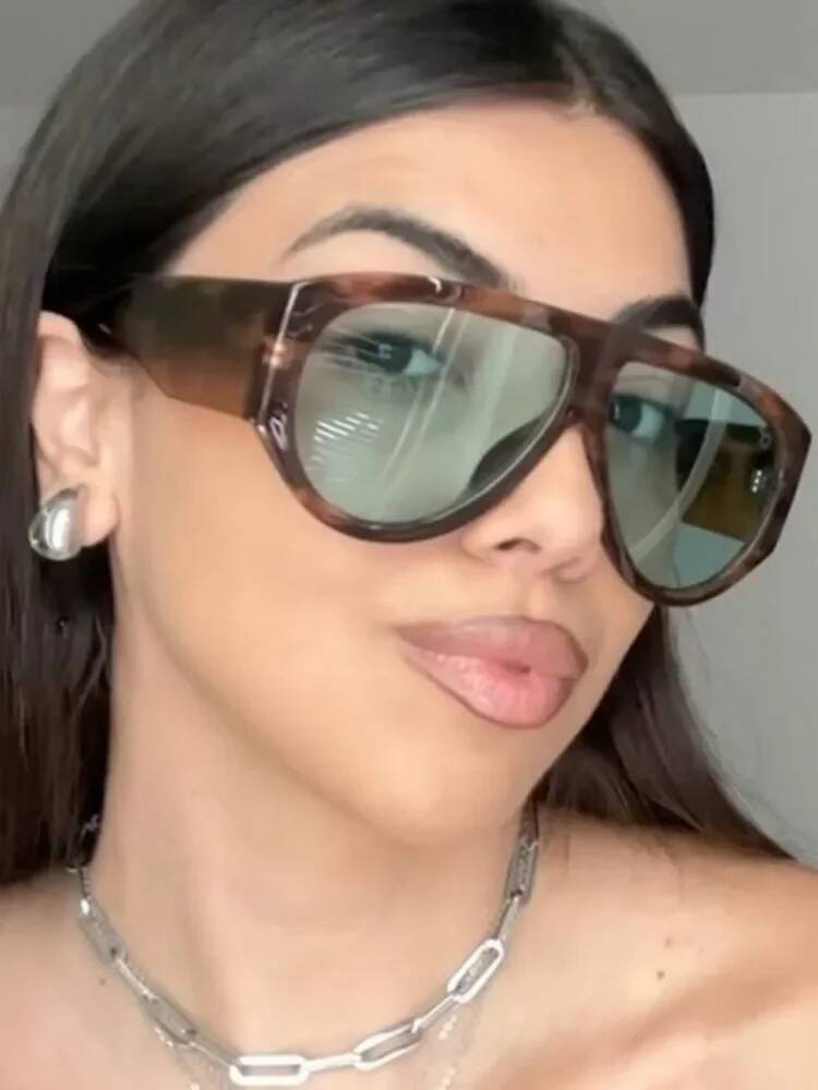 Fashion Oversized Hip Hop Sunglasses Men Women Shades Brand Designer Sun Glasses Trend Male Punk Eyewear Female UV400