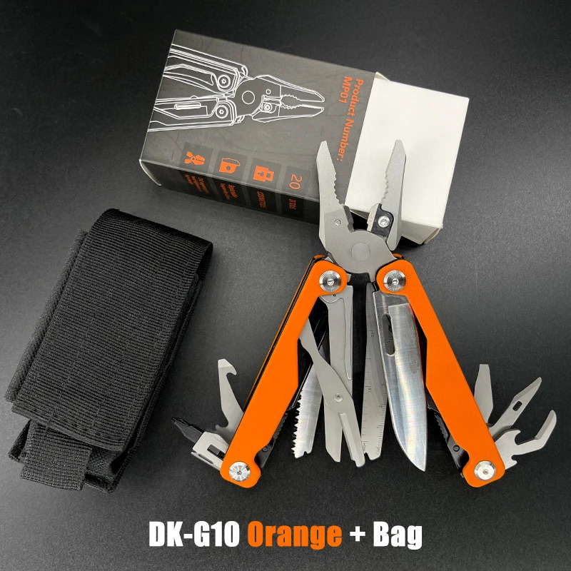 DAKOYU G10 Handle Multitool Pliers Multi functional Tools Outdoor Camping 250522
