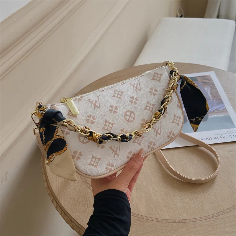 Designer Bag Shoulder Bag Luxury Bag Crossbody Purse Designer 2025 New Fashion Small Square Bag High Quality Texture Print Chain Women's Shoulder