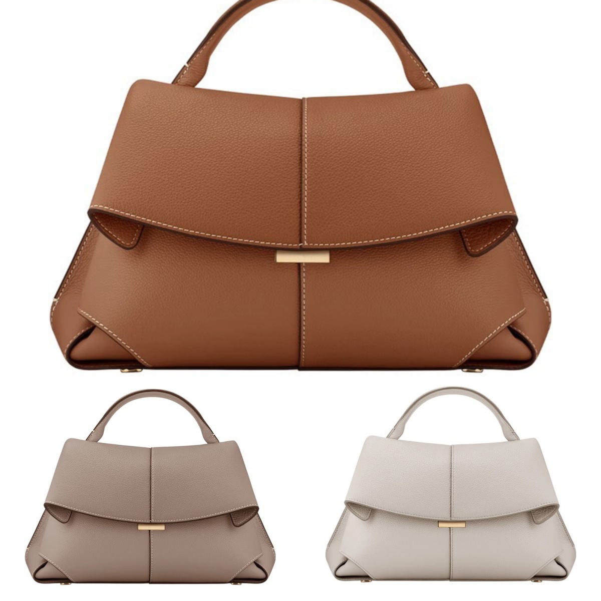 Leather mokki handbag crossbody designer fashion solid simple borse ladies big capacity soft shoulder bags 5 colors popular new styles xb229