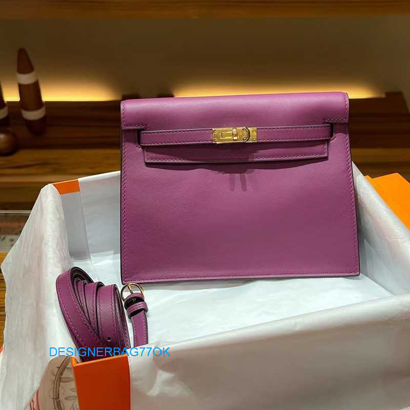 Shoulder Bags Designer Handbag High End Cowhide Dance with High-end Feel for Women Sea Anemone Purple Leather Small Square 2025 New Fashionable Bag Goodsf89