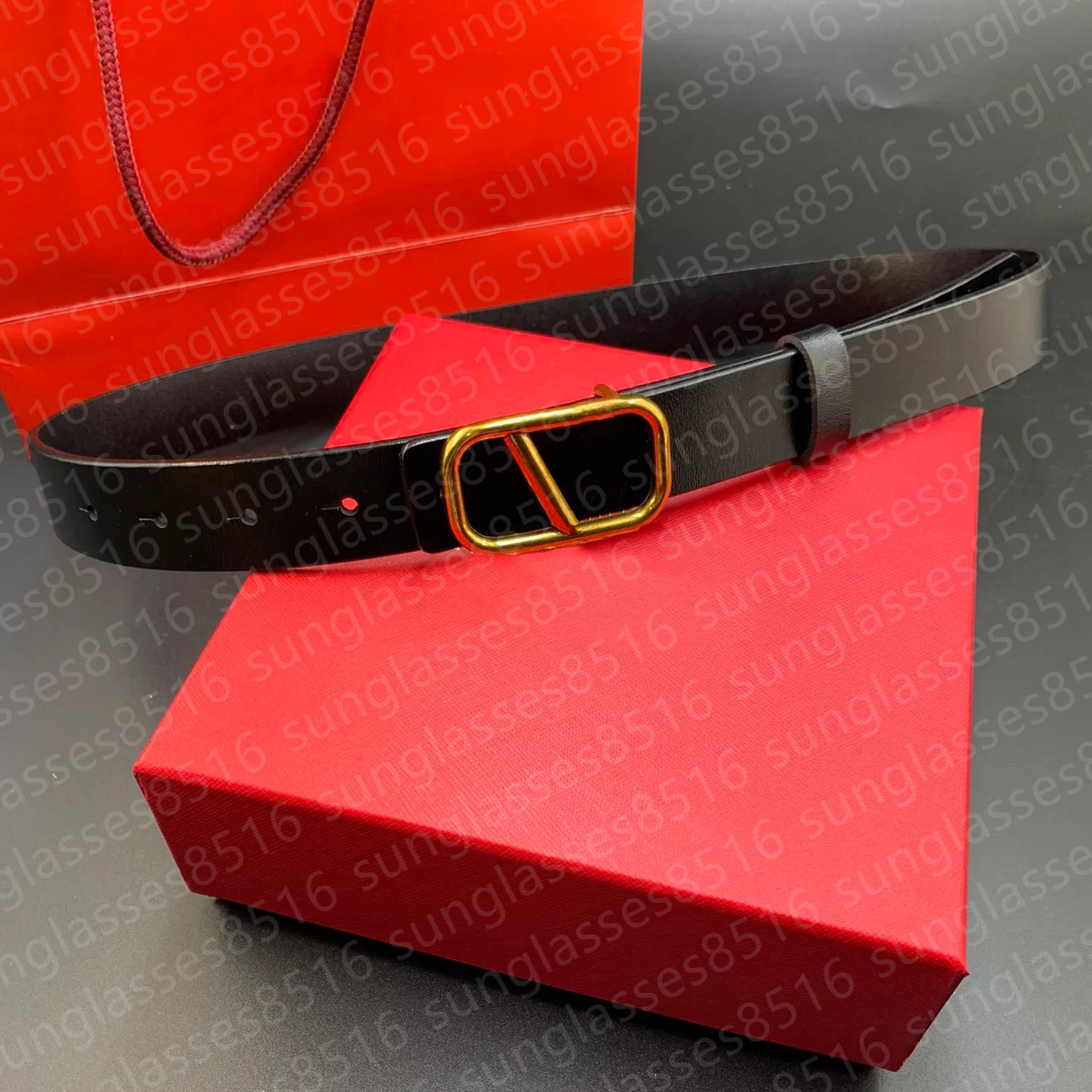 Luxury belts for women designer belt Double sided leather belt Golden Buckle 3.0cm width Classic simplicity and fashion High quality nice belt