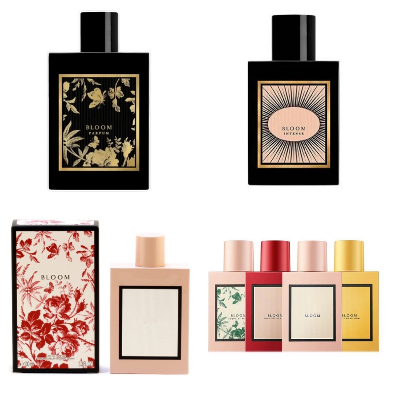 Latest Design Cologne Women Perfume Bloom Men de Parfum 100ml Bottle Highest Version Fragrance Spray Classic Style Long Lasting Time Fast Ship