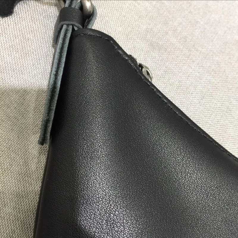 New Women Shoulder Bag Genuine Leather Crossbody Shoulder Messenger Bags Ladies Handbag Half Moon Satchel Bolsa Feminina W250522