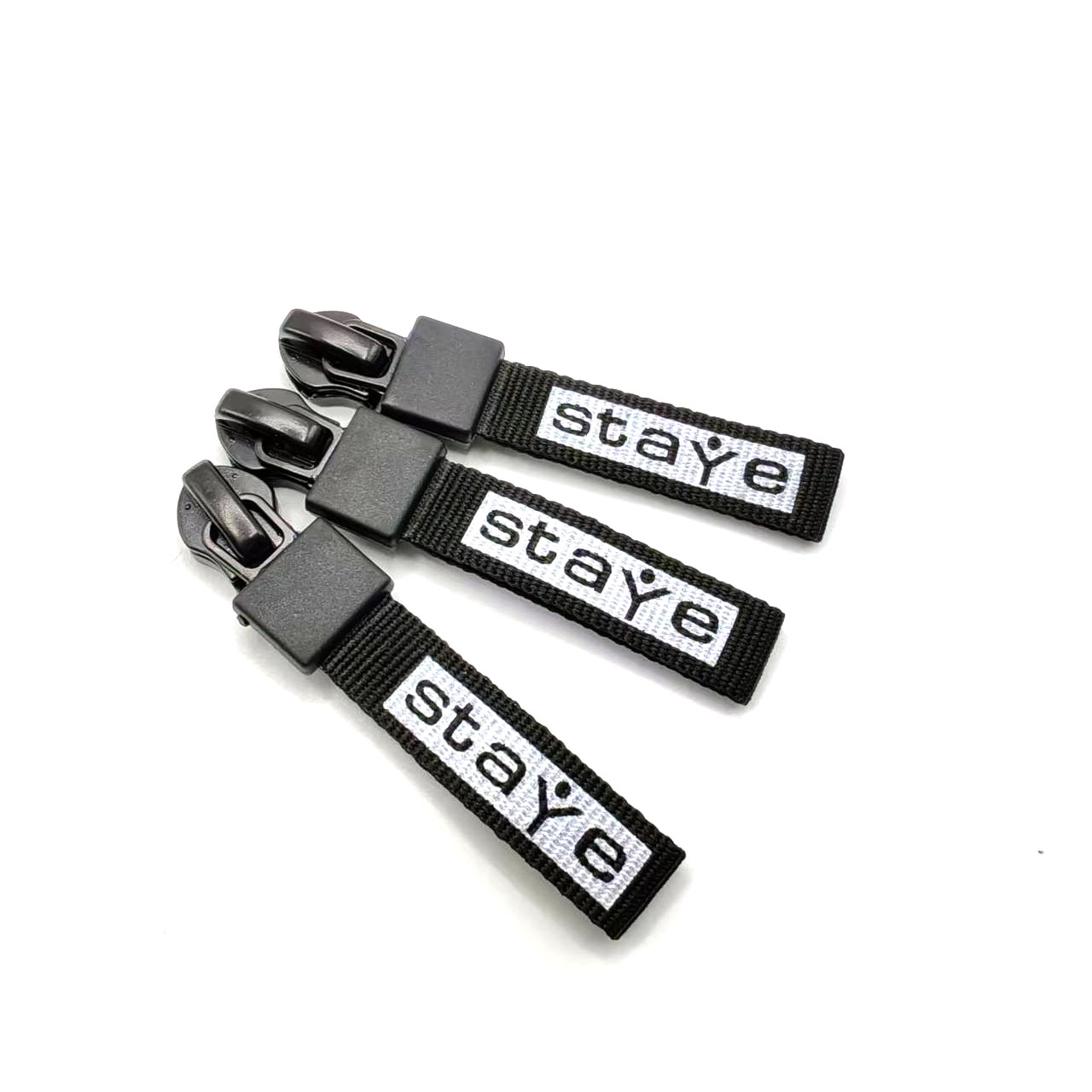 Custom Engraved Zipper Sliders, Personalized Logo Printed Zipper Pullers for Clothing Bags Luggage, Durable Replacement Zipper Accessories