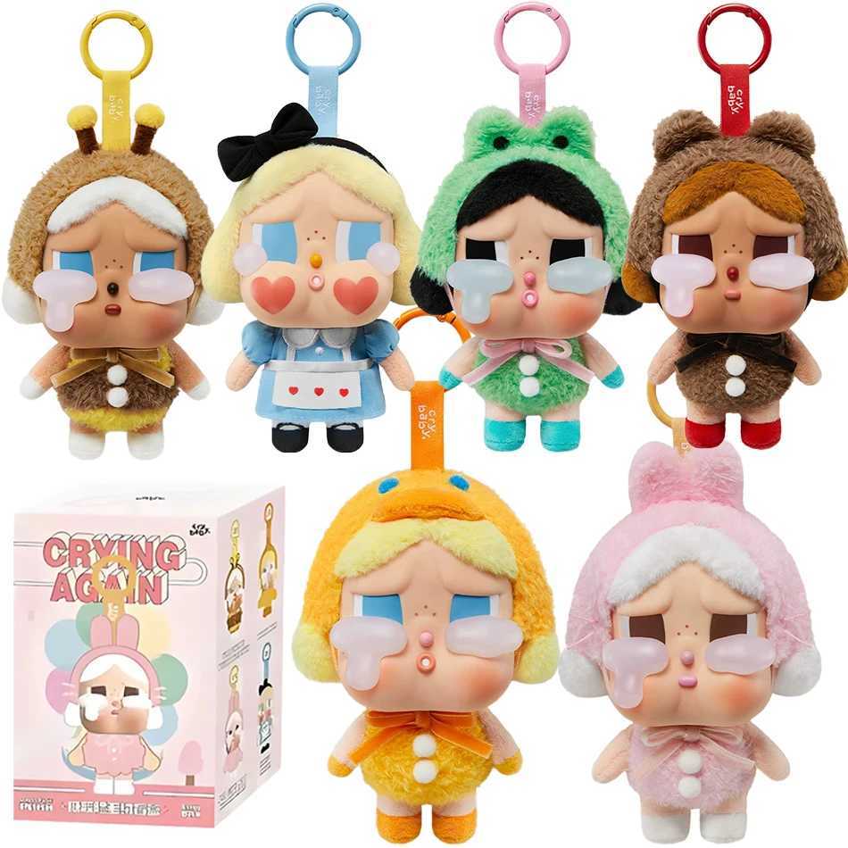 2025 New Crybaby Crying Again Series Blind Box Figures Vinyl Face Doll Crybaby Pendant Keychain Mystery Box Toy Birthday GiftT250522