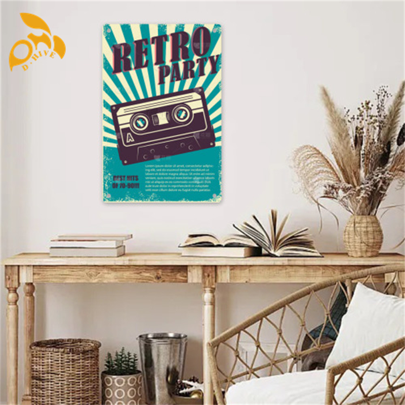 Free shipping customized Home Decor Decoration Decorative 8x12in vertical aluminum signboard
