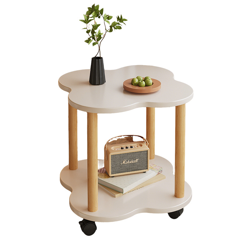 B5225 Side table movable small round table coffee table living room small apartment