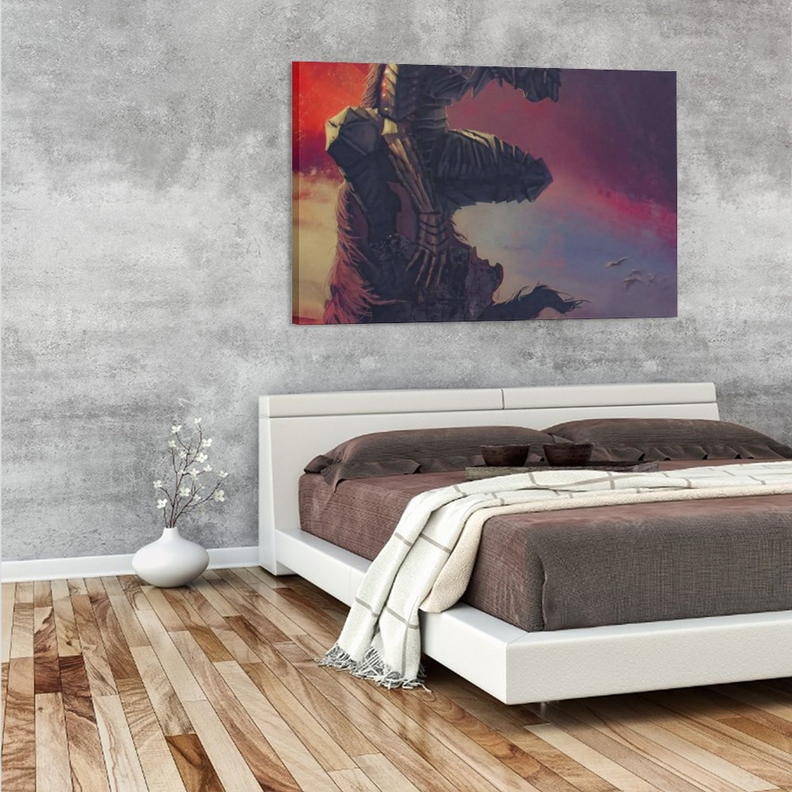 Hanging Picture-Rectangle Anime Berserk Poster Frame-style Canvas Prints Wall Painting Wall Art Decor Print Picture Paintings for Living Room Gift For