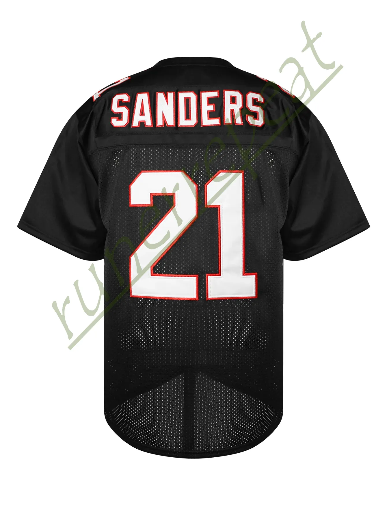 Custom Football Jersey 18 Cousins 7 Vick 21 Sanders Men Women Youth Any Name Number Embroidered Letter Number Design Polyester