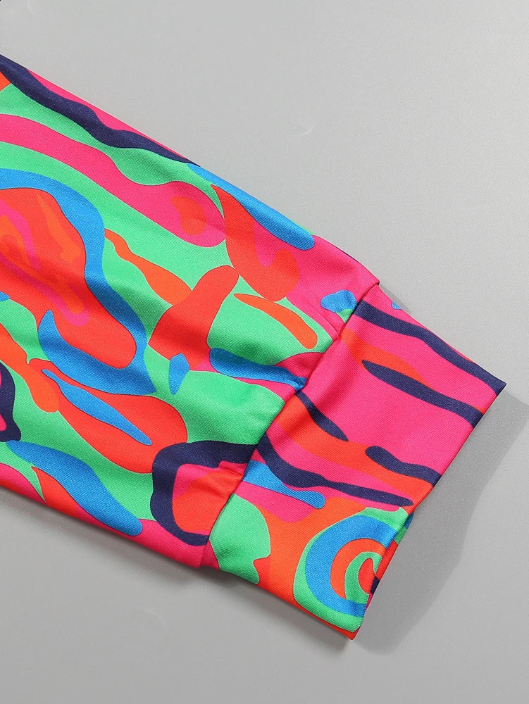 Plus Size 2025 Hooded Loose Top Solid Colour Tie Trousers Polyester Suitable for Outdoor Sports 250516Z