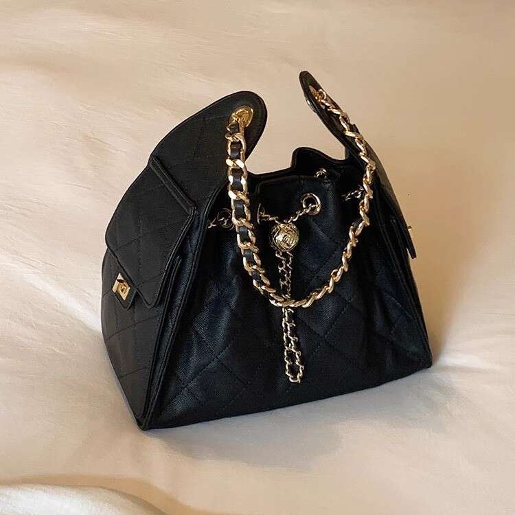 Nanfeng Chio2nd 25bag bucket for women commuting Instagram style niche design dia grid single shoulder crossbody bag