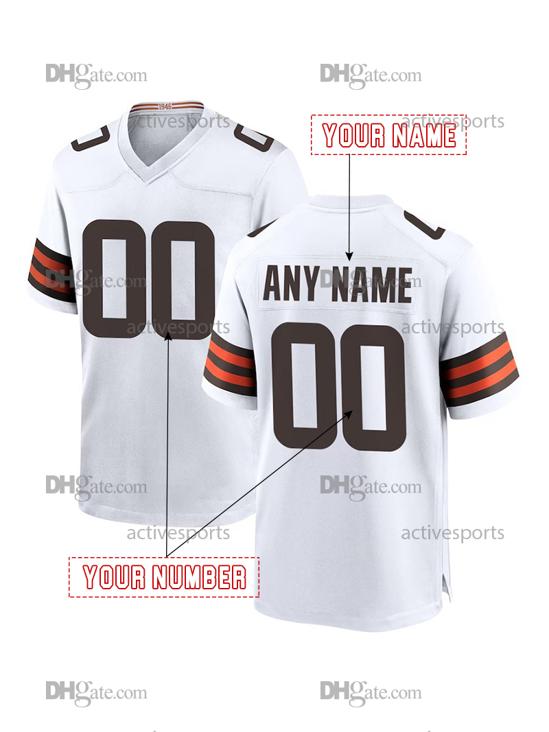 Custom 12 Sanders 4 Watson Embroidered Polyester Jersey, 24 Chubb 95 Garrett 8 Pickett Mens Womens Youth V-Neck Short Sleeve Sports Top,