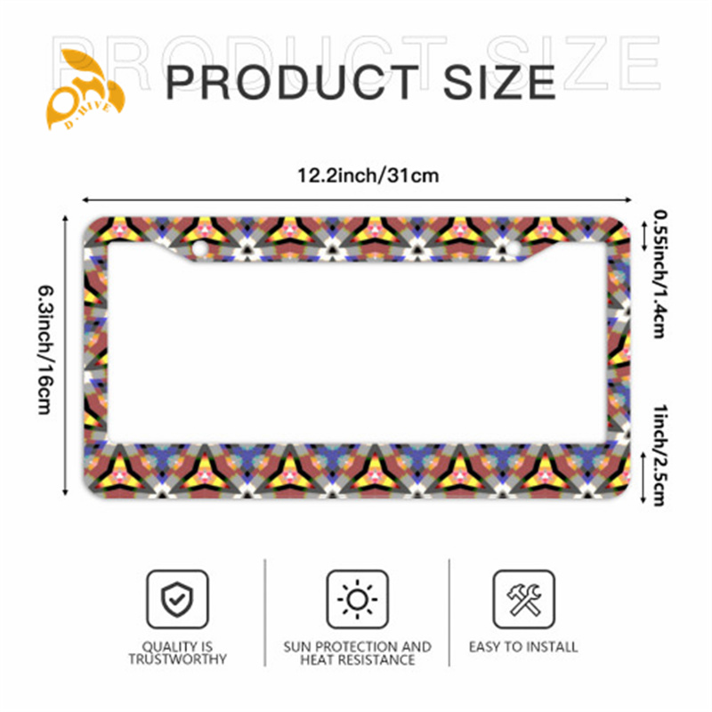 The circular hole carbon fiber license plate holder is made of high-end exquisite materials, which are easy to install, simple and beautiful new