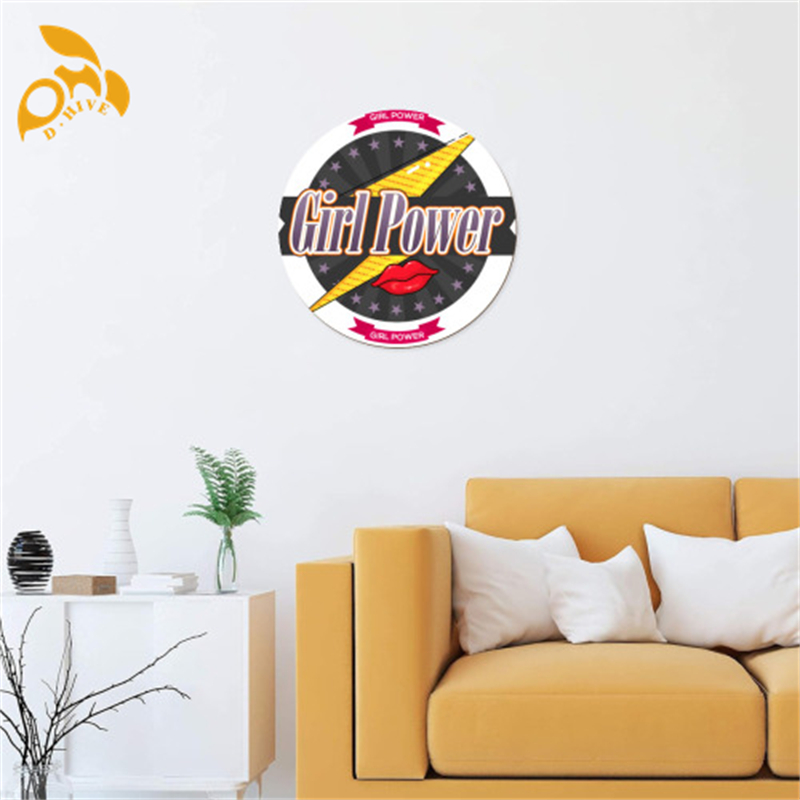 Free shipping customized Home Decor Decoration Decorative Circular wooden board painting