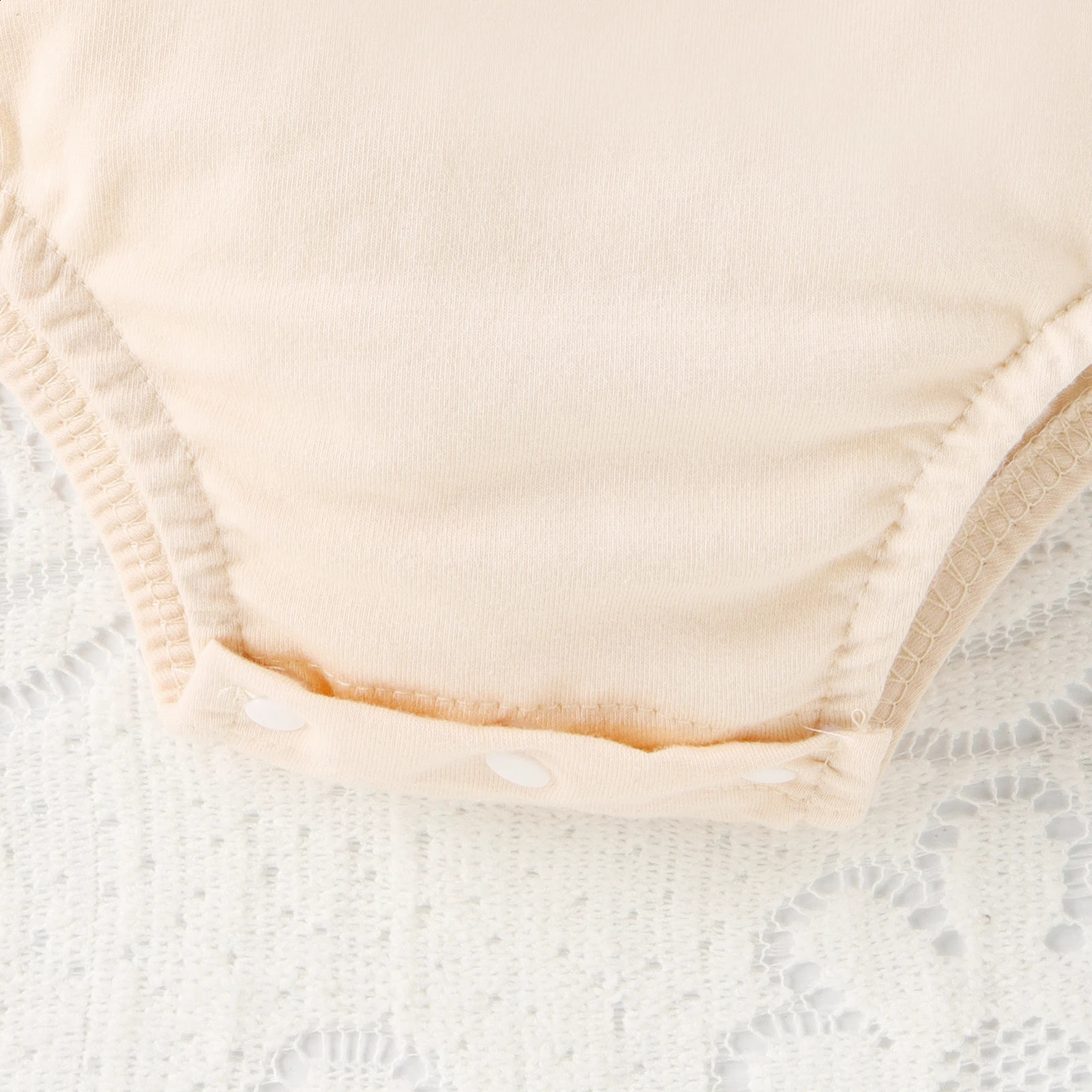 Summer 02 Year Old Baby Soft And Comfortable Simple Beautiful Apricot Clothes One Towel Embroidery 250517z