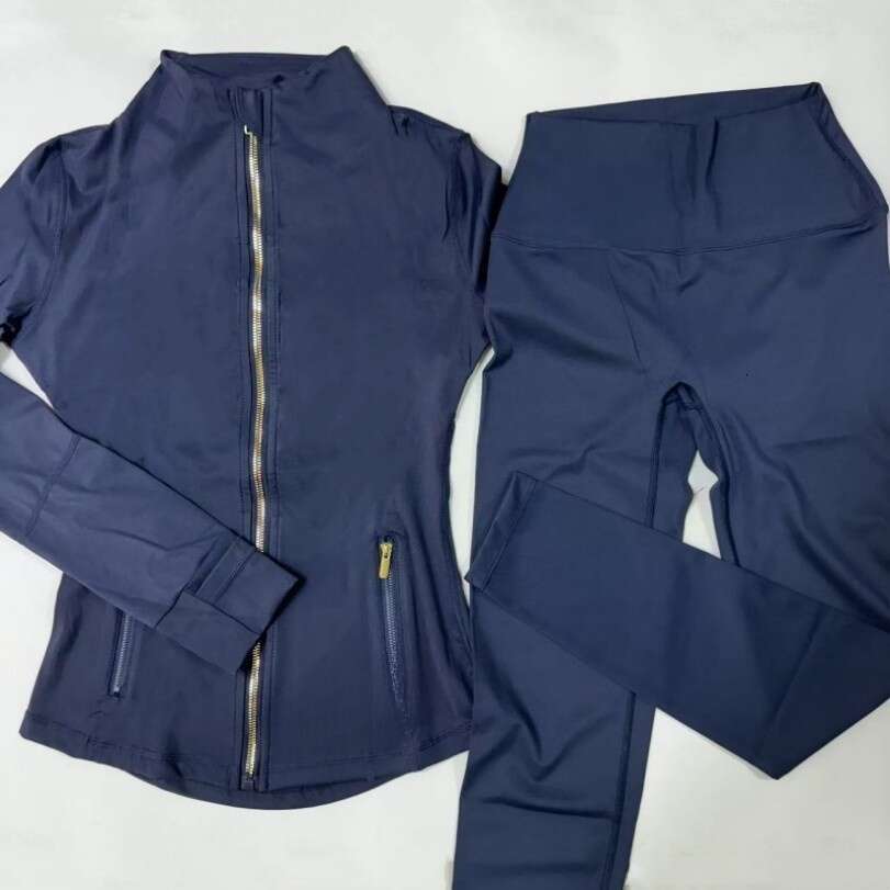 Workout set Women Designer Yoga Sets jackets shorts leggings flared Pants Push Fiess sets High Waist Sports Zip Up Coat Elastic Sportswear Outfits Gym