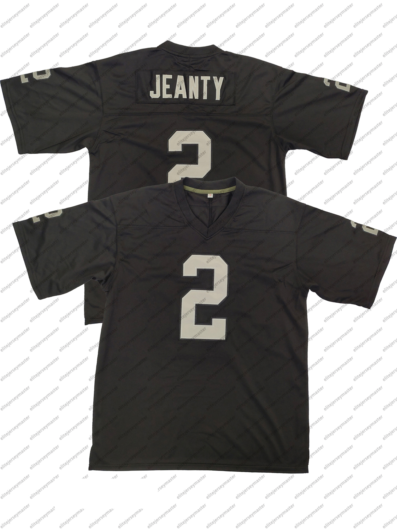 In stock 2 Ashton Jeanty Football Jerseys Double Stitched Personalized Name Number comfortable and breathable sports Jerseys