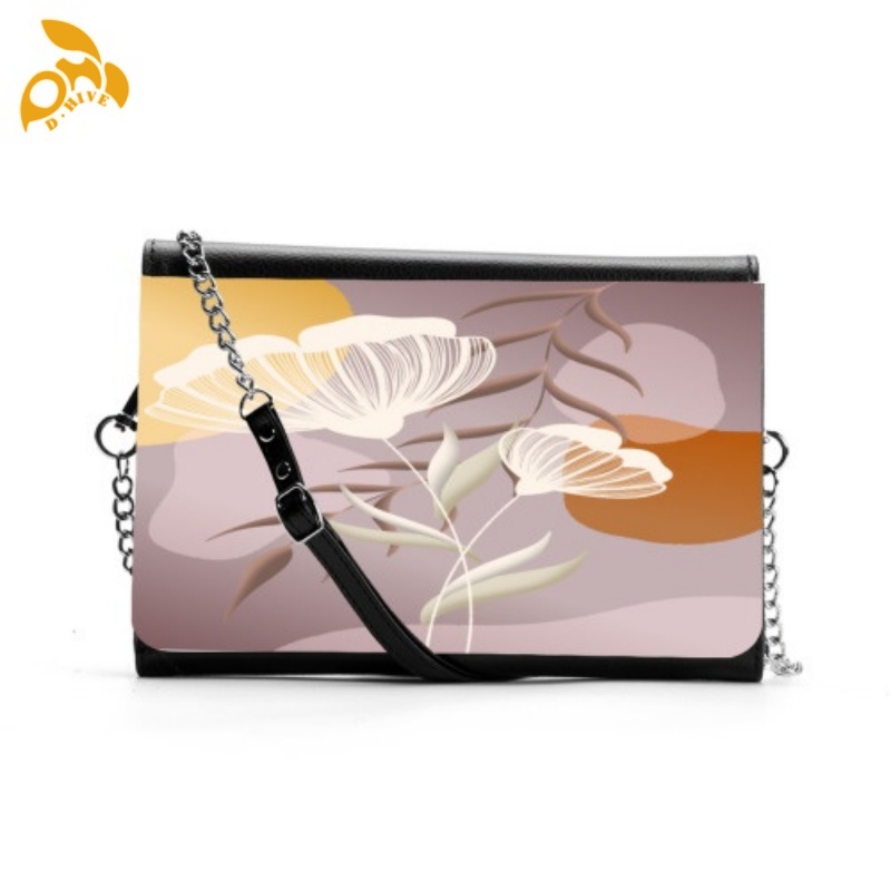 Free delivery. Designers customize lightweight high-quality full-print multi-functional shoulder bags in white and black