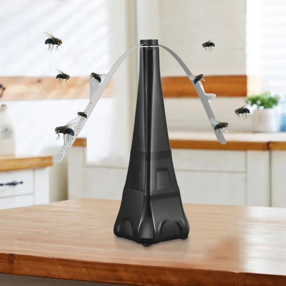 12Pcs Fly Repellent Fan Pest Table Keep Flies Away Spinner Battery Powered Deterrent for Outdoor Dining 250522