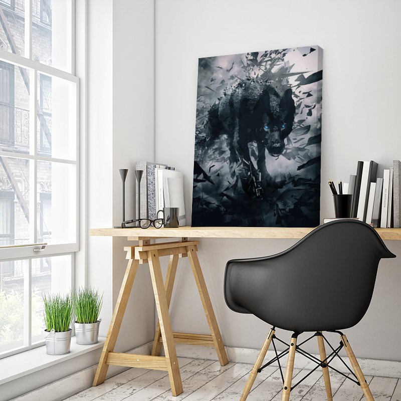 Home Decor Luxury Canvas Printing Painting Steppen Wolf Team King Frame-style Canvas Prints Wall Painting Wall Art Decor Print Picture Paintings for L