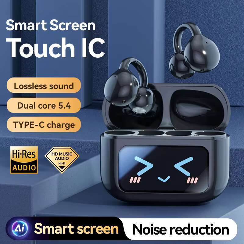 DHGadgets R100 Smart Touch Screen Ear Clip Bluetooth Comfortable to Wear Open OWS Sports Wireless Earphones