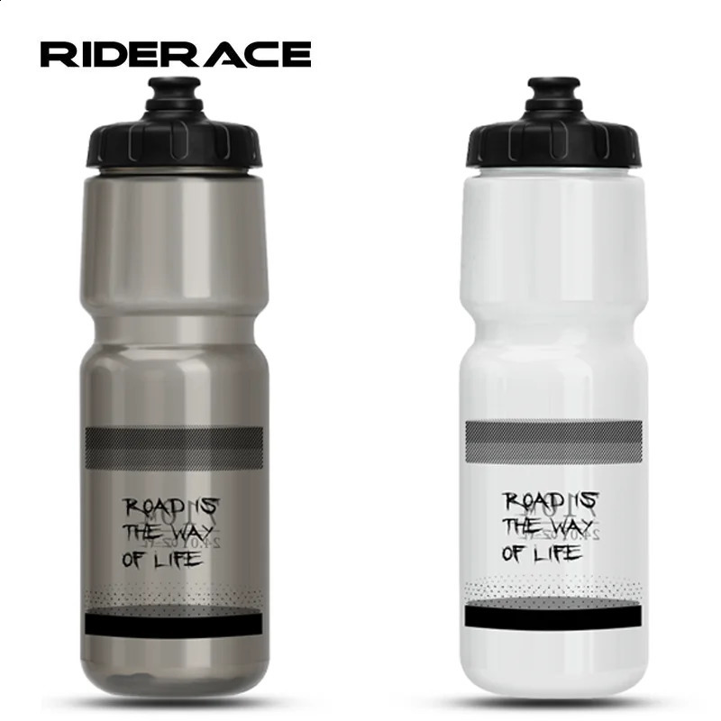 RIDERACE Bicycle Water Bottle 750ML PP5 Plastic For Outdoor Running Climbing Sports Squeeze Mug Cycling Kettle Portable Bike Cup 250520