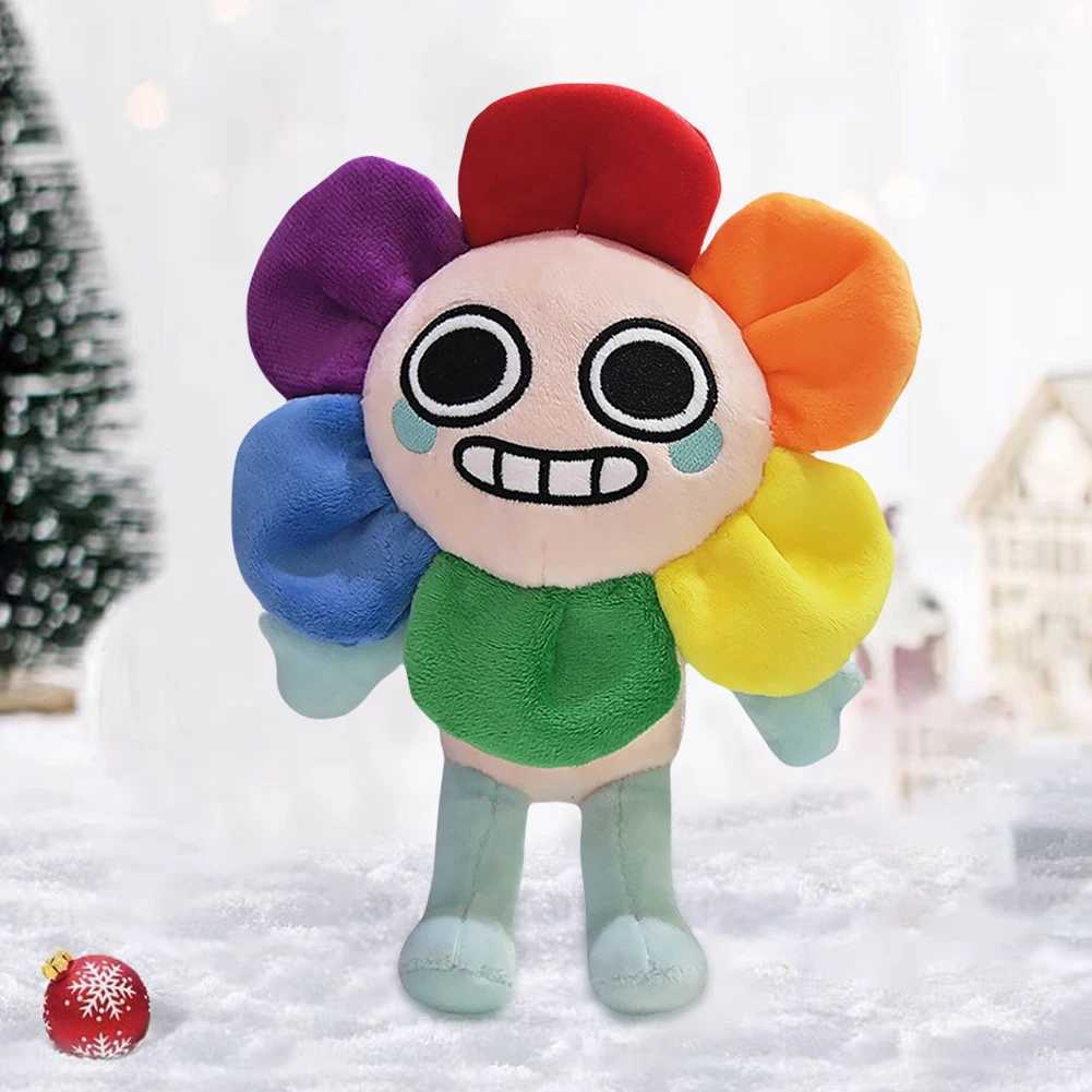 Dandys World Plush Cute Dandy World Scrap Stuffed Horror Game Goob Pebble Plushie Soft Pillow Doll Children Gifts Doll BirL250520